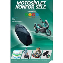 Motobros Arora Beatrix Konfor Sele Kılıfı, Visco Sünger, Yırtılmaya Dayanıklı, Siyah