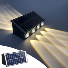 20W Güneş Enerjili Dış Mekan Bahçe Duvar Lambası - Cata Kos Solar LED Aplik - IP65 Su Geçirme