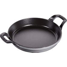 Toz Istiflenebilir Fırın Kabı, Yuvarlak (20 Cm, 0,75 L Içerisinde Bulunan Mat Siyah Kaplı Tep