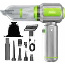 Auhma Ahv-19 Kablosuz Araç Süpürgesi ve Toz Üfleme Makinesi - 17.000 Pa Vakum Gücü - 6000MAH B