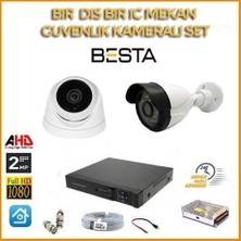 KSB Store 2 Mp 1080P 1 Iç Mekan 1 Dış Mekan Kameralı Ahd Güvenlik Seti