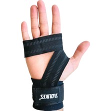 Adlikes-Pro Lifting Bileklikli Straps- Fitness Ağırlık Destek Bilekliği Kayışı