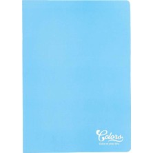 Meteksan Colors A5 60 Yaprak Kareli Defter, Mavi