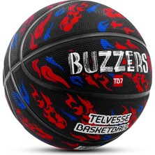 Telvesse TB500 Buzzers Basketbol Topu Grafiti Kauçuk Dayanıklı Deep Channel Kabartmalı No:7