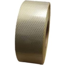Fm Trafik Reflektif Bant (Beyaz Petekli) (5 cm x 46 Mt)