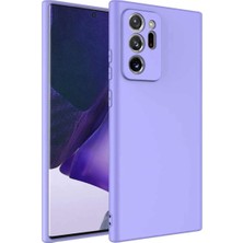 Iletişim Samsung Galaxy Note 20 Ultra ile Uyumlu Kapak Kamera Korumalı Içi Kadife Lansman Siliko