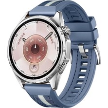 Uyumlu Gt 6 5 4 3 2 Pro 46MM Se Kordon Lansman Kumaş Dikişli Silikon 102
