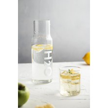 Ews Borosilikat Cam Beyaz Başucu Sürahisi & Cam Sürahi * 600 ml