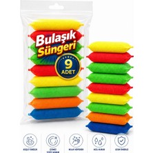 Nistabolje 9 Adet Petek Dokulu Bulaşık Süngeri Sihirli Pratik Sünger