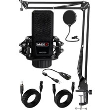 MX-2020 Stf Stüdyo Kondenser Mikrofon Stand Filtre