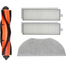 Lin Grup Xiaomi Vacuum Mop 2in1 Essential (Mjstg1) Robot Süpürge Uyumlu 4'lü Yedek Parça Seti