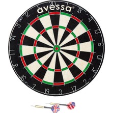 Avessa Profesyonel Sisal Dart Tahtası 6 Adet Ok