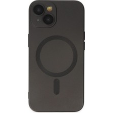 Royaleks Apple Iphone 14 Plus Kılıf Moshi Lens Magneticsafe Silikon - Siyah