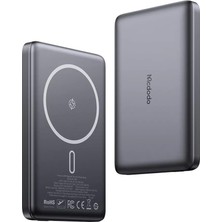 MC-4651 10000MAH 20W Metal Ultra Ince Manyetik Kablosuz Powerbank - Siyah