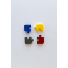 4'lü Puzzle Buzdolabı Magneti