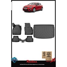 Rizline Seat Ibiza 2022 Üst Bagaj Bagaj Havuzu ve Havuzlu Paspas
