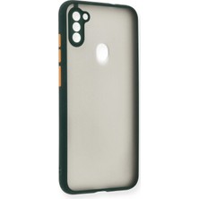 KSB Store Mey Ithalat®  Samsung Galaxy A11 Kılıf Montreal Silikon Kapak - Yeşil