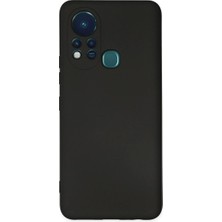 Royaleks Infinix Hot 11S Kılıf Nano Içi Kadife Silikon - Siyah