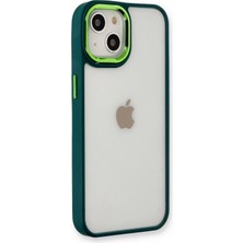 KSB Store Mey Ithalat®  iPhone 14 Plus Kılıf Dora Kapak - Haki Yeşil