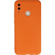 Royaleks Huawei P Smart 2019 Kılıf Nano Içi Kadife Silikon - Turuncu
