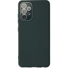 KSB Store Mey Ithalat®  Samsung Galaxy A33 5g Kılıf Lansman Glass Kapak - Koyu Yeşil