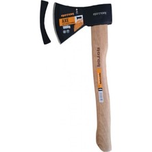 Ax 613 Ahşap Saplı Balta 1000GR Nacak Kamp Odun Kesme(39 cm Sap Uzunluğu)