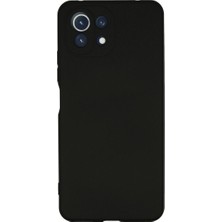 Royaleks Xiaomi Mi 11 Lite Kılıf Nano Içi Kadife Silikon - Siyah