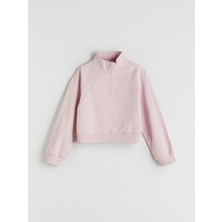 Lc Waikiki Yeni Sezon Dik Yaka Kız Çocuk Sweatshirt