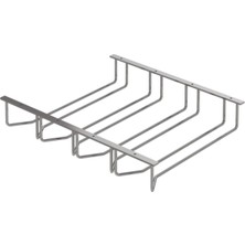 Krom Kadeh Askısı 4 Bölmeli (S-4043-C) Krom Tek Ebat Zsx S-4043-C