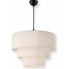 KSB Store Bri̇lli̇ant Anti̇k Beton Görünümlü Sarkıt Avi̇ze Salon ve Mutfak Aydınlatması 22 x 15 cm Siyah Askılı