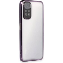 Uravas Store Xiaomi Redmi Note 11 Kılıf Razer Lensli Silikon - Mor