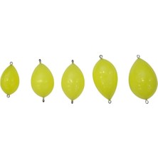 Bulrag Zargana Topu Olta Şamandıra Karışık Gramajlı Set Floresan Sarı