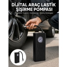 Aesco Type-C Şarjlı Güçlü Elektrikli Kompresör Motosiklet Oto Bisiklet Için Yeni Nesil