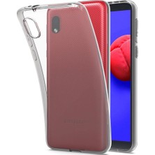 Royaleks Samsung Galaxy A01 Core Kılıf Lüx Şeffaf Silikon