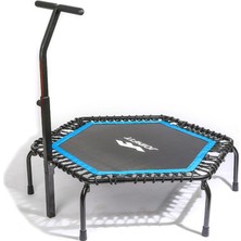 Joınfıt Katlanabilir Tutunmalı Fitness Trambolin Mavi - 150 kg Taşıma Kapasiteli