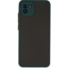 Royaleks Samsung Galaxy A03 Kılıf Montreal Silikon Kapak - Yeşil