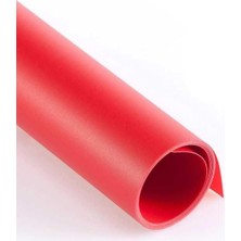 120X200 cm Kırmızı Pvc Stüdyo Fon Perde Silinebilir Kırışmaz Ürün Çekim Arka Planı
