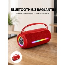 Aesco Rgb Işıklı Taşınabilir Hoparlör – Çoklu Bağlantı Desteği