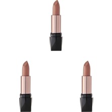 Satin Lipstick No: 01 - Satensi Bitişli Nemlendirici Etkili Ruj (3 Paketi)