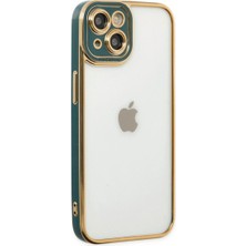 Royaleks Apple Iphone 14 Plus Kılıf Liva Lens Silikon - Yeşil