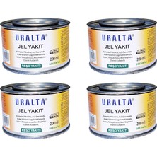 Uralta JMT-200 Jel Yakıt, Reşo Yakıtı, Osmanlı Ocağı Yakıtı (4 Adet) - Bk-9 Ocak Hediyeli
