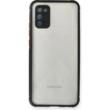 Royaleks Samsung Galaxy A02S Kılıf Miami Şeffaf Silikon - Siyah