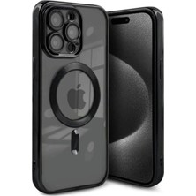 KSB Store Mey Ithalat®  iPhone 15 Pro Max Kılıf Kross Magneticsafe Kapak - Siyah