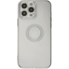 Royaleks Apple Iphone 13 Pro Max Kılıf Santa Lens Silikon - Şeffaf