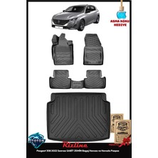Rizline Peugeot 308 2025 Sabit Zemin Bagaj Havuzu ve Havuzlu Paspas