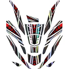 Honda Pcx 2021 - 2024 Uyumlu Tank Pad Set Hologram 0225