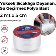 KSB Store Buffer® 2 mt Yüksek Sıcaklık Dayanan Su Geçirmez Çatı  Duvar Çatlak Onarıcı Yapışkan Bant Folyo 5 cm