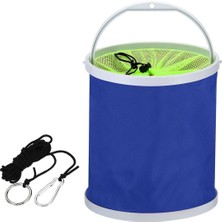 Monte Lua Katlanabilir Balık Tutma Kovası, 11 Litre (2,9 Galon), Katlanabilir Kova, Katlanabilir S