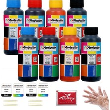 Perfection Canon Uyumlu Gı-41 G1430 G2470 G3470 G4470 4 Renk Mürekkep Dolum Seti 8X100 ml