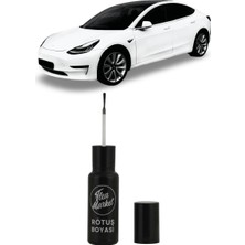 Tesla Pearl White Ppsw Sedefli Rötuş Boyası 25 + 25 ml Fırçalı Şişe Set
